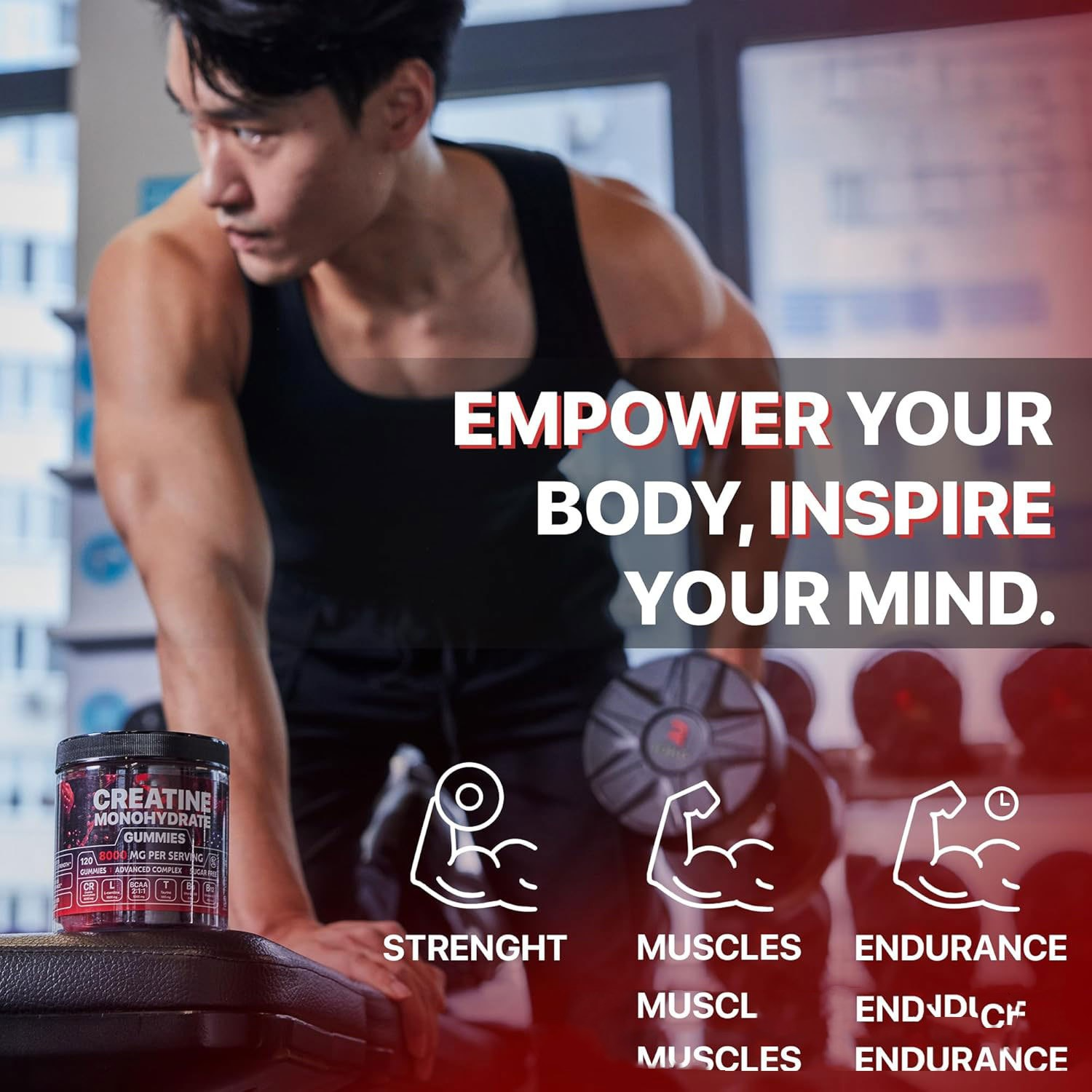 Creatine Muscle Gummies – Pre-Workout Supplement