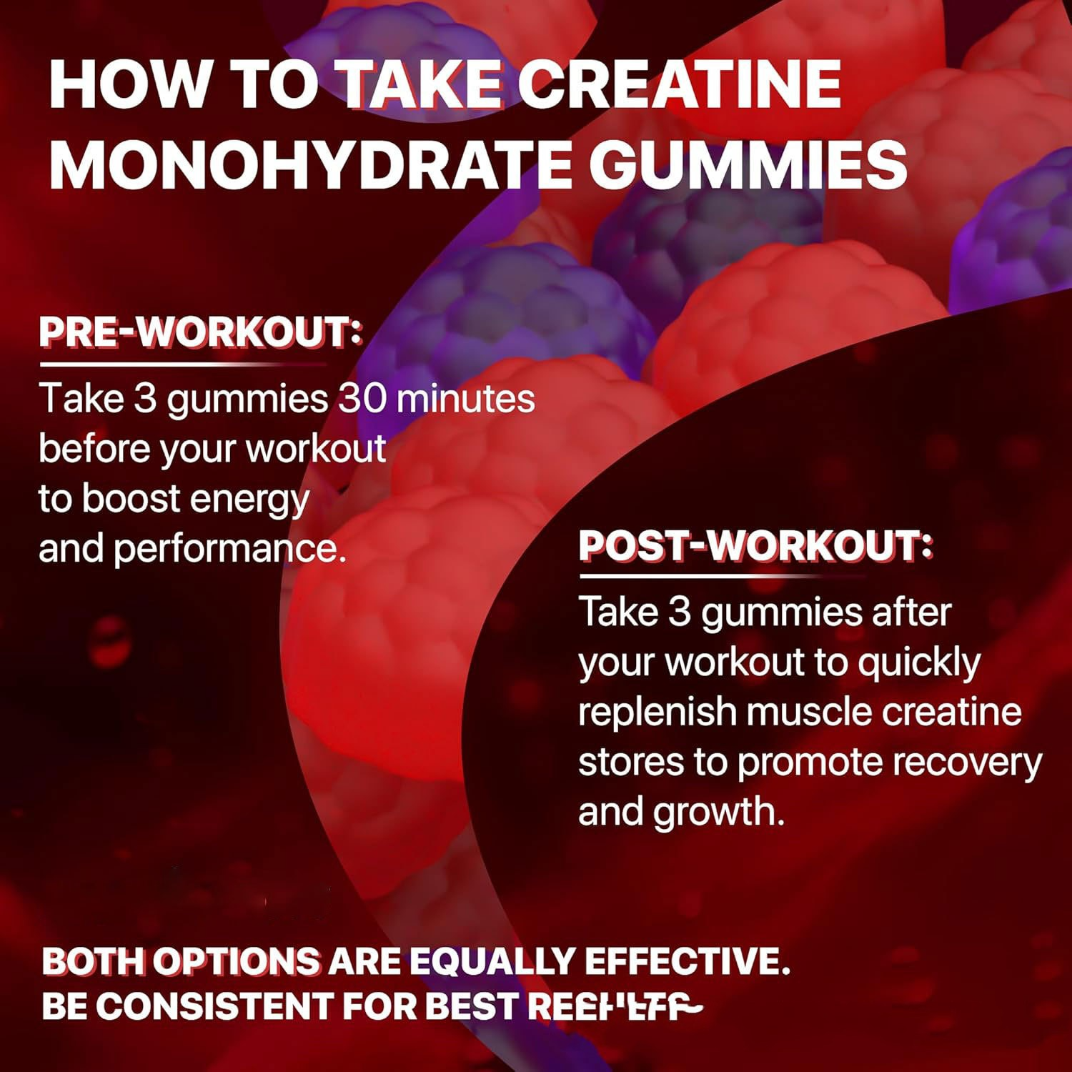 Creatine Muscle Gummies – Pre-Workout Supplement