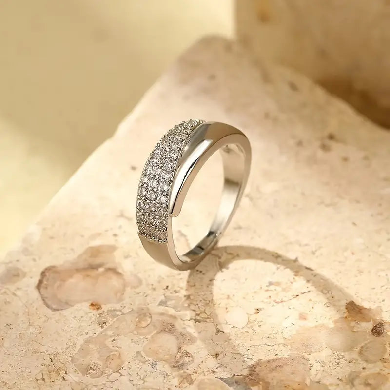 Adjustable Sparkle Ring – Dainty Gift for Her